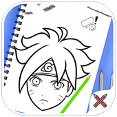 How to draw naruto ✍ icon