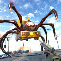 Scary Spider Train Survival 3D