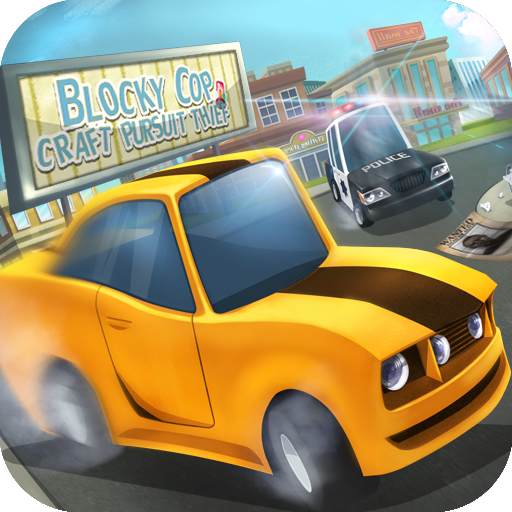 Blocky Cop Craft Pursuit Thief icon