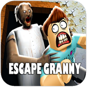 Escape The Granny Horror Game Obby Mod icon