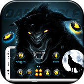 Dark Wolf Launcher Theme icon