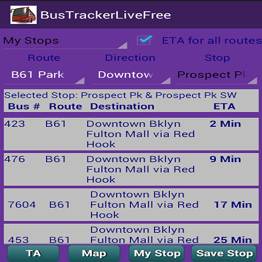 Bus Tracker Live Free icon