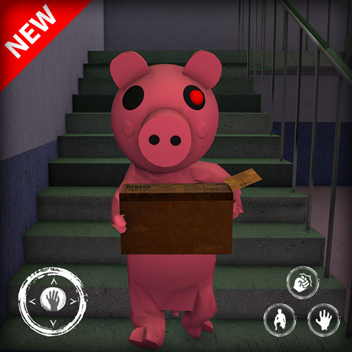 Piggy Family 3D: Scary Neighbor Obby House Escape icon