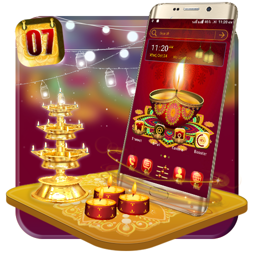 ikon Happy Diwali Launcher Theme
