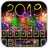 2019 New Year Fireworks Keyboard icon