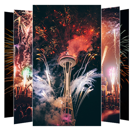 Fire Works Wallpaper icon