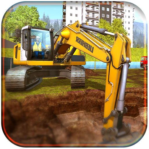 Excavator Dozer &amp; Bucket Simulation Games icon