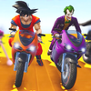 Super Heroes Downhill Bike Racing icon