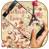 Vintage Love Keyboard Theme icon