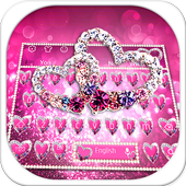 Colorful Diamond Heart Keybaord icon