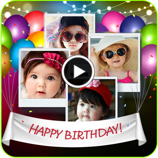 Birthday Wishes – Photo Video  icon