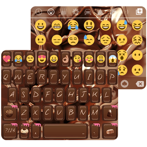 Chocolate Emoji Keyboard Theme icon