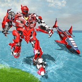 Real Robot Shark Game - Transforming Shark Robot icon