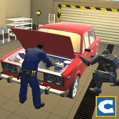Robot Car Mechanic Simulator icon