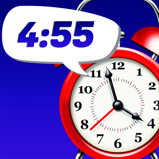 Talking clock - hear time aloud! icon