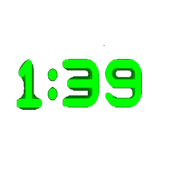 Digital Clock Live Wallpaper أيقونة