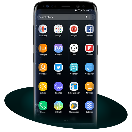 Launcher Samsung Galaxy S8 Theme icon