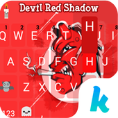 Devil Red Shadow Kika Keyboard icon