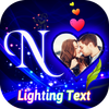 Lighting Text Photo Frame icon