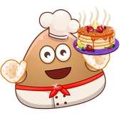 Pou Cooking Hot Pancakes  - Cool Games