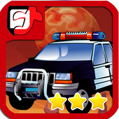 Super Police Car Planet Chase icon