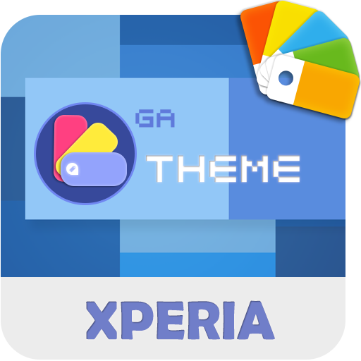 STYLE XPERIA Theme | Pattern BLUE🎨Design For SONY иконка