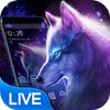 Galaxy Wolf Theme أيقونة
