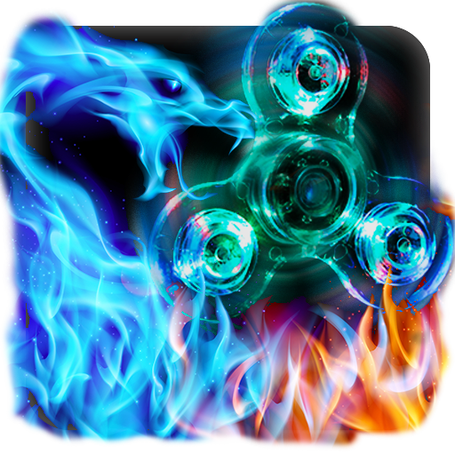 Flame Dragon Fidget Spinner Keyboard Theme icon