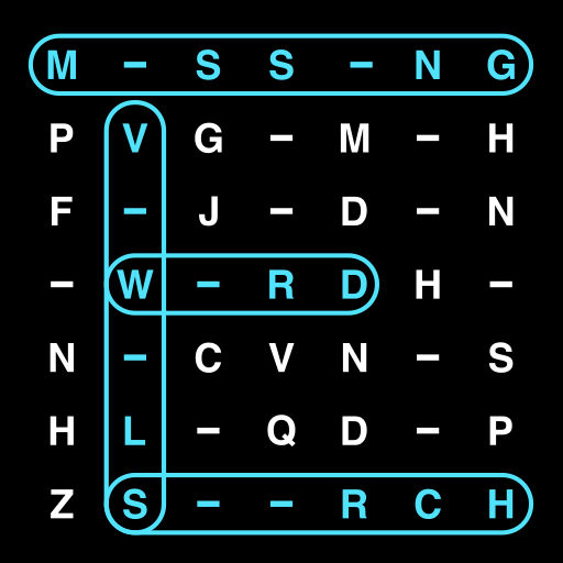Missing Vowels Word Search icon