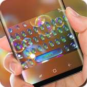 Drop Keyboard Water Bubble Theme Colorful