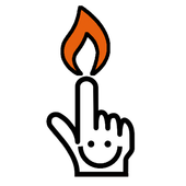 Finger on Fire icon