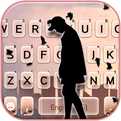 Lonely Man Keyboard Background icon