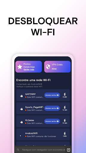 Mapa senhas WiFi Instabridge screenshot 2