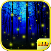 Night HD Live Wallpaper أيقونة