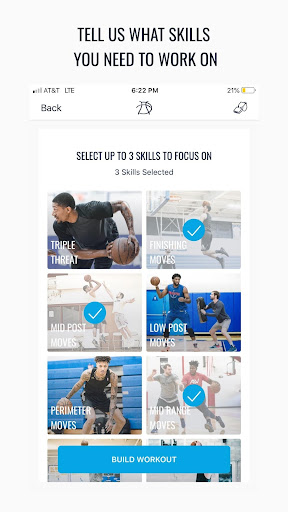 Pure Sweat Basketball Workouts screenshot 1