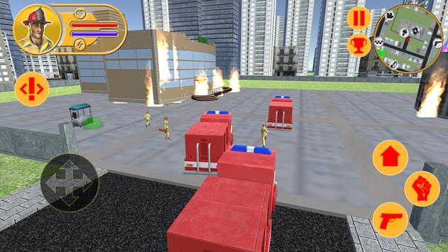 Fire Truck: Mad Driving screenshot 2