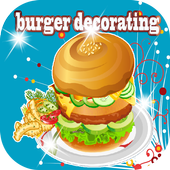 decorat humberger game cooking icon