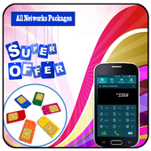 All Sim Call, SMS, 3G/4G, EVO Internet Packages icon
