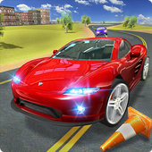 Modern Muscle Car City Driving icon