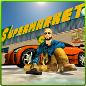 Supermarket Gangster Crime Run icon