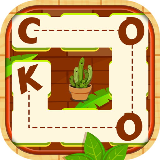 One Line Block Puzzle - Connect Word icon