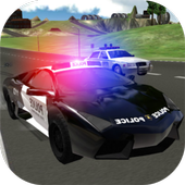 Police Car Driving City icon