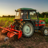 Village Farmer Tractor Sim icon