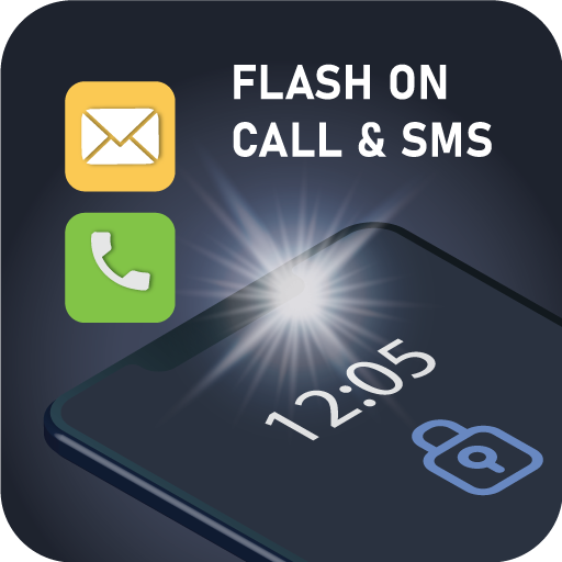 Flash On Call and Sms : Flash Alert Notification icon