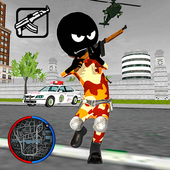 Miami Stickman Offroad Army Rope Hero Simulator icon