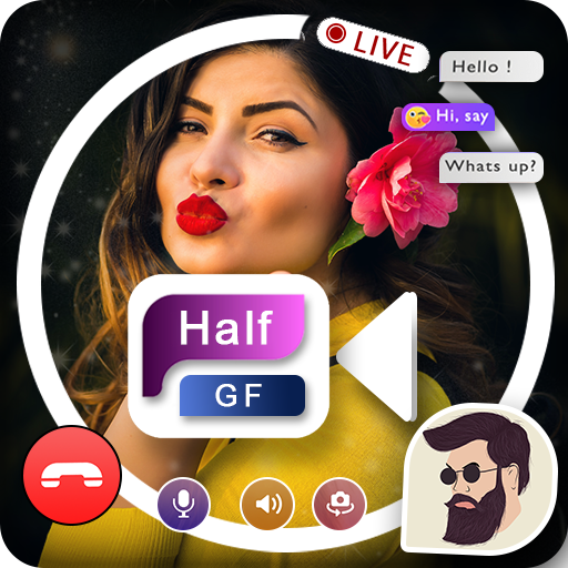 Half Girlfriend Live Video Call Random Chat icon