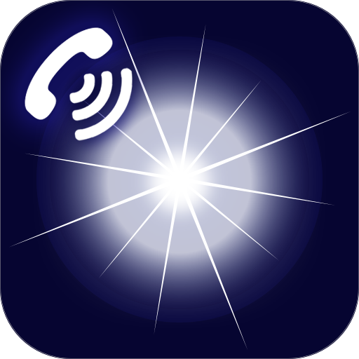 Flash call-flashlight on Call and SMS icon