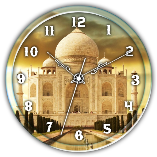 Taj Mahal Clock Live Wallpaper icon