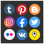 Social : Many Social media and networks in one app icon
