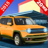 Jeep in  Factory Night :Sim icon